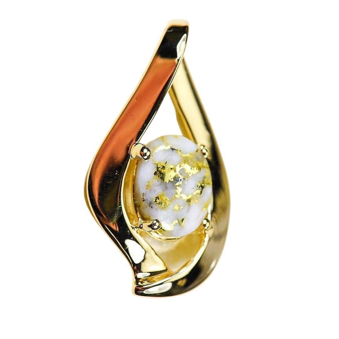 Orocal Gold Quartz Pendant PN564QX-Destination Gold Detectors