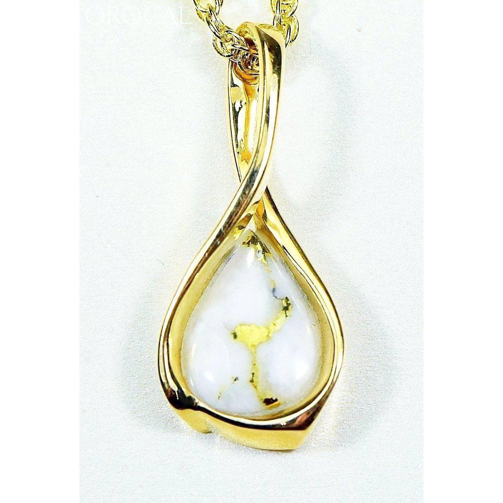 Orocal Gold Quartz Pendant PN628QX-Destination Gold Detectors