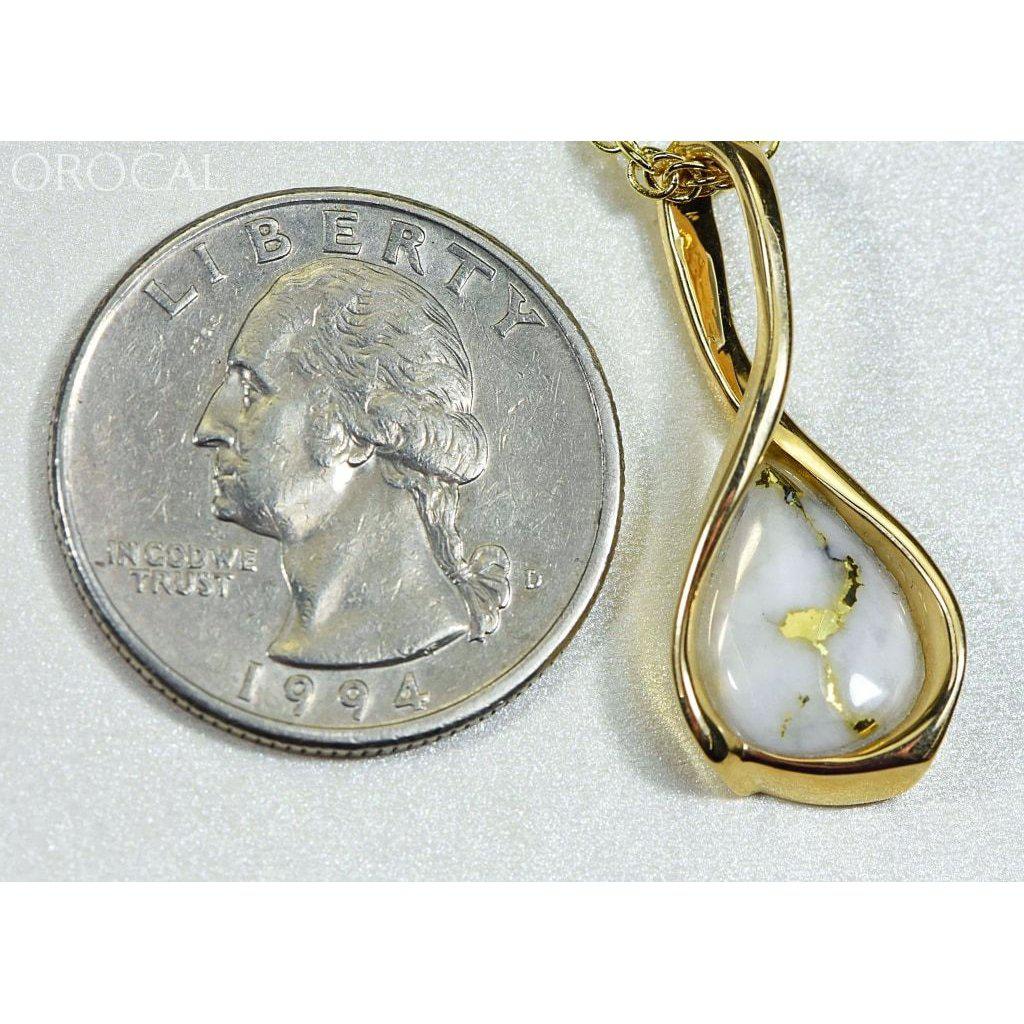 Orocal Gold Quartz Pendant PN628QX-Destination Gold Detectors
