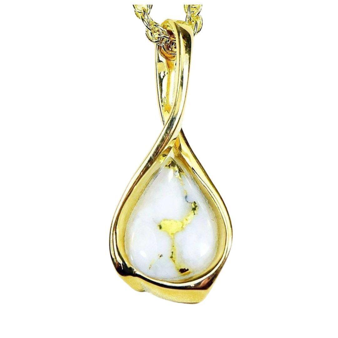 Orocal Gold Quartz Pendant PN628QX-Destination Gold Detectors