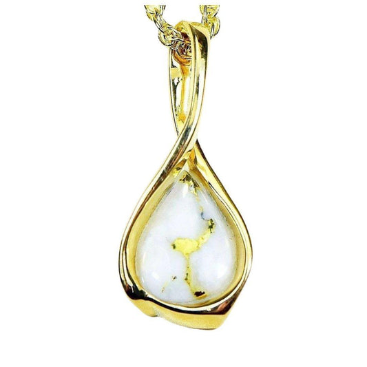 Orocal Gold Quartz Pendant PN628QX-Destination Gold Detectors