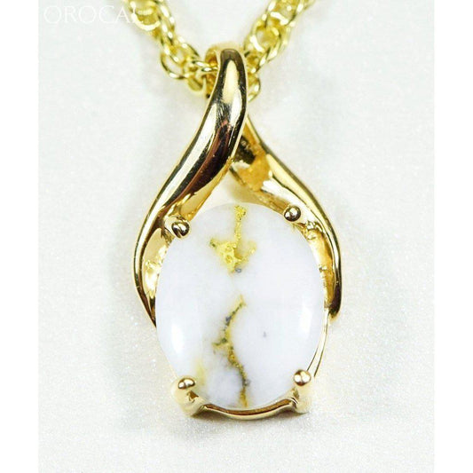 Orocal Gold Quartz Pendant PN752QX-Destination Gold Detectors