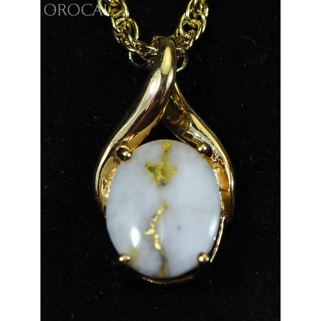 Orocal Gold Quartz Pendant PN752QX-Destination Gold Detectors