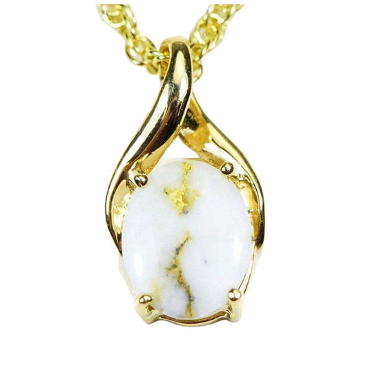 Orocal Gold Quartz Pendant PN752QX-Destination Gold Detectors