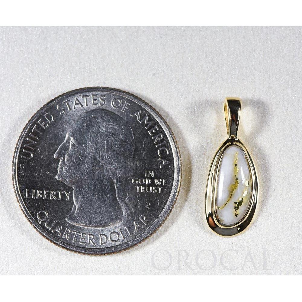 Orocal Gold Quartz Pendant PN762Q-Destination Gold Detectors