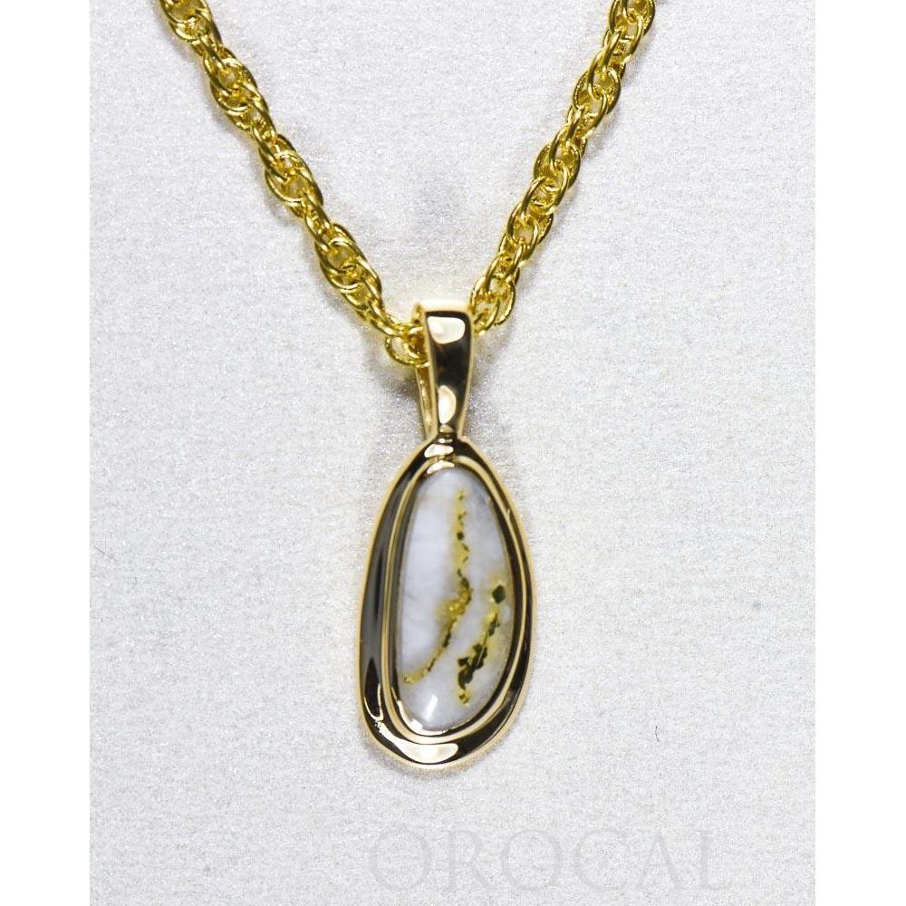 Orocal Gold Quartz Pendant PN762Q-Destination Gold Detectors