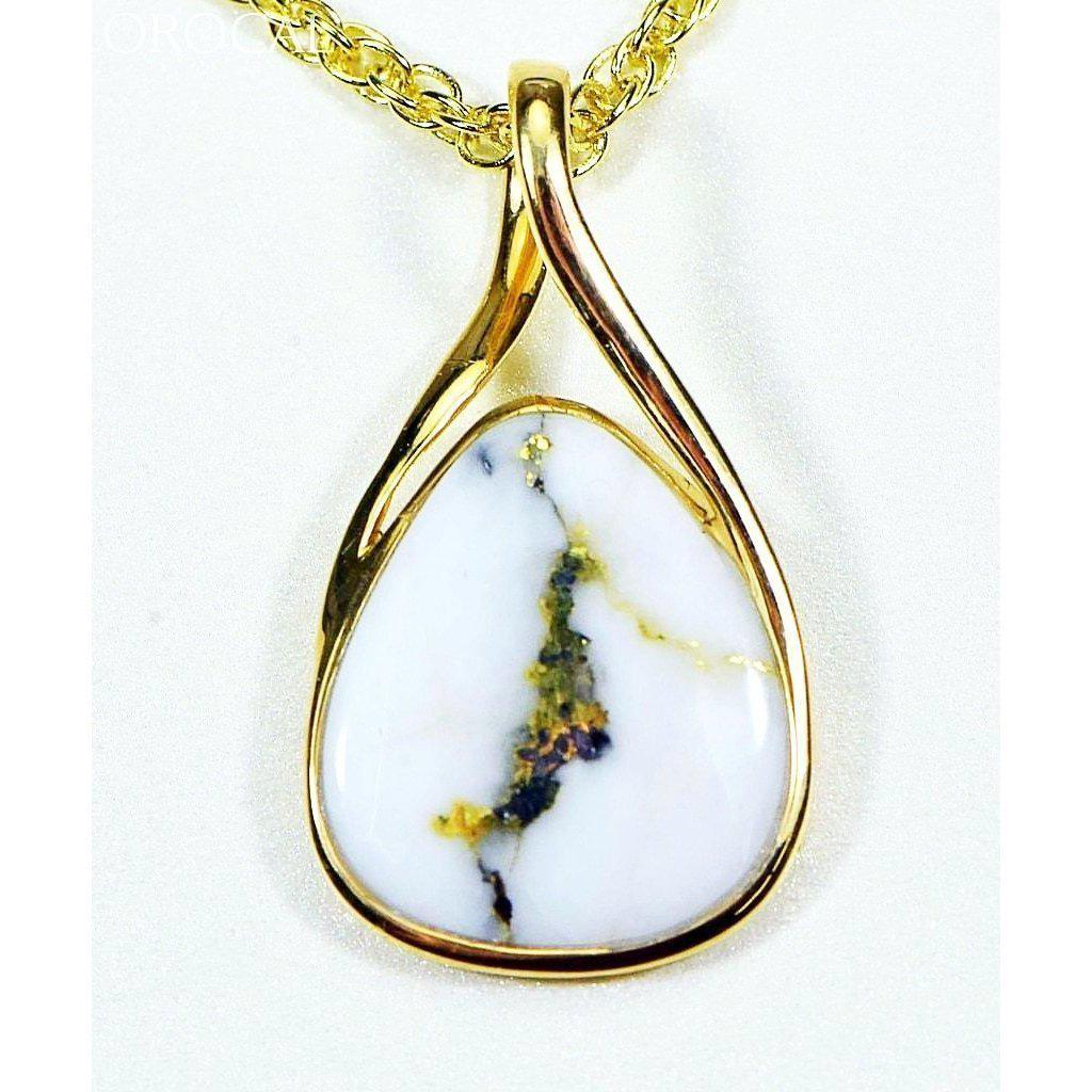 Orocal Gold Quartz Pendant PN767QX-Destination Gold Detectors