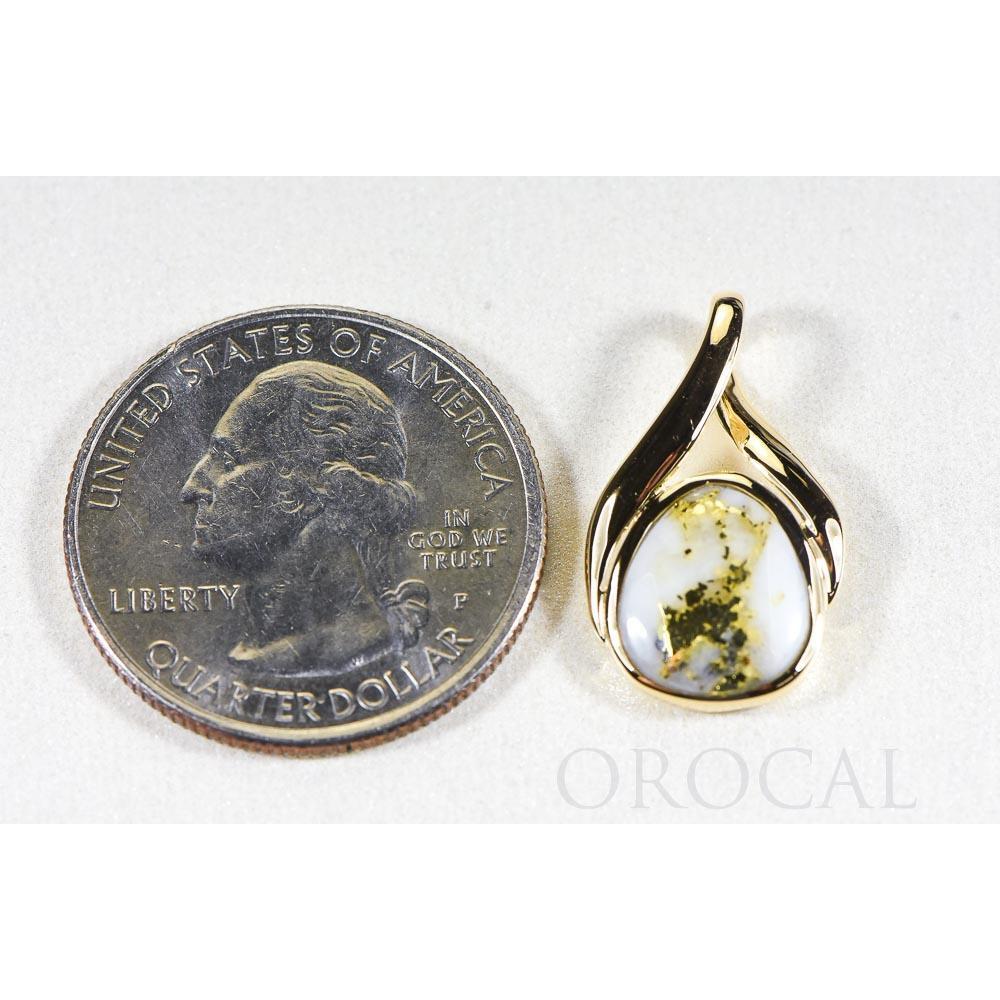 Orocal Gold Quartz Pendant PN782QX-Destination Gold Detectors