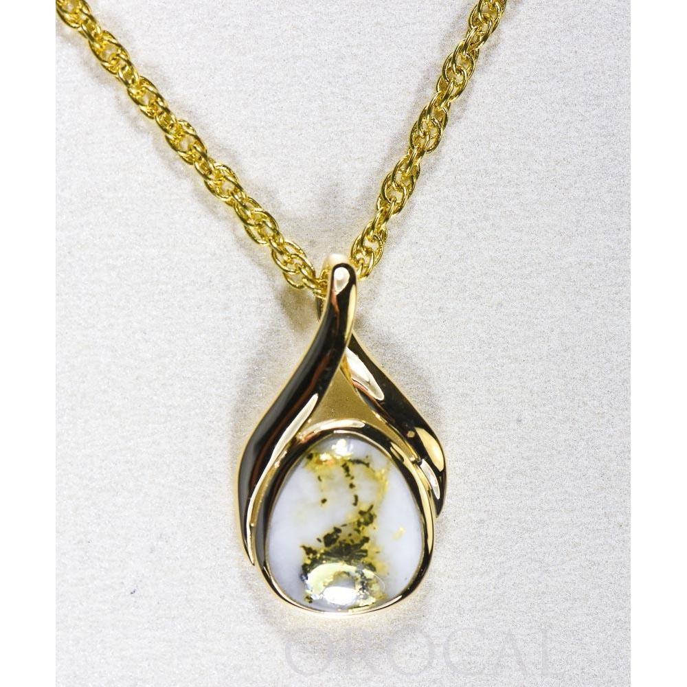 Orocal Gold Quartz Pendant PN782QX-Destination Gold Detectors