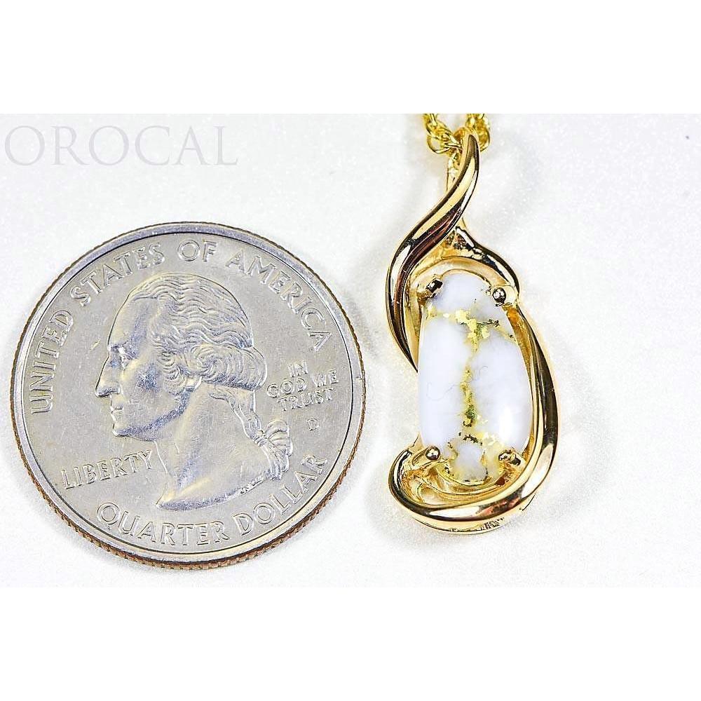 Orocal Gold Quartz Pendant PN784LQX-Destination Gold Detectors