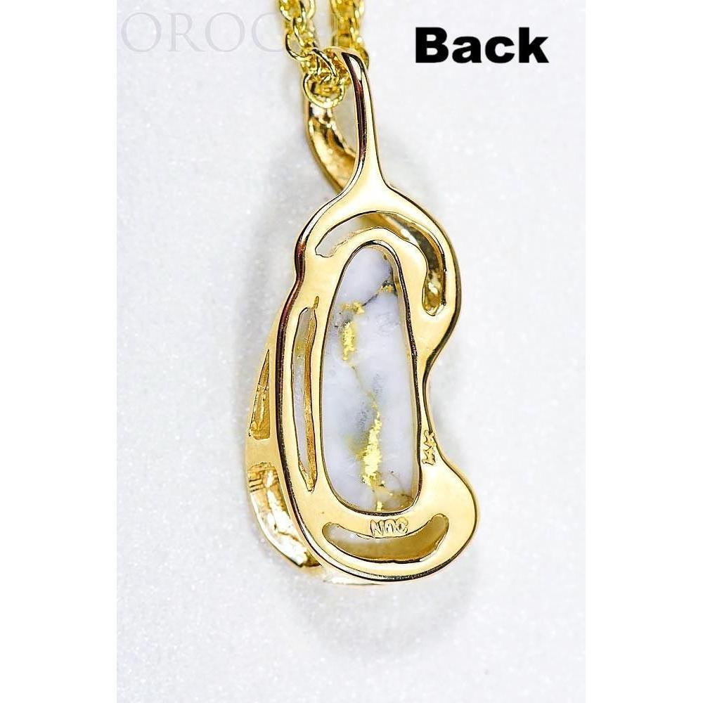 Orocal Gold Quartz Pendant PN784LQX-Destination Gold Detectors