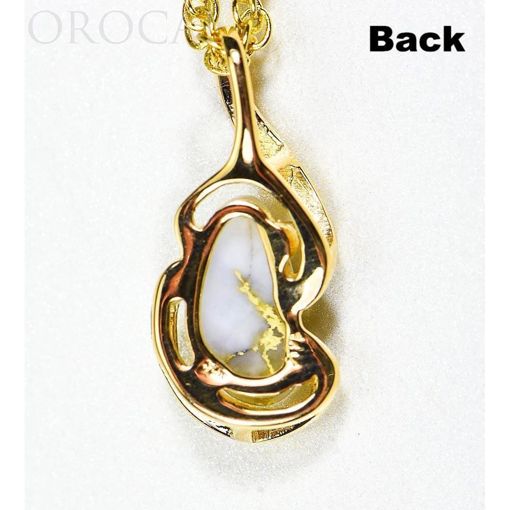 Orocal Gold Quartz Pendant PN784SQX-Destination Gold Detectors