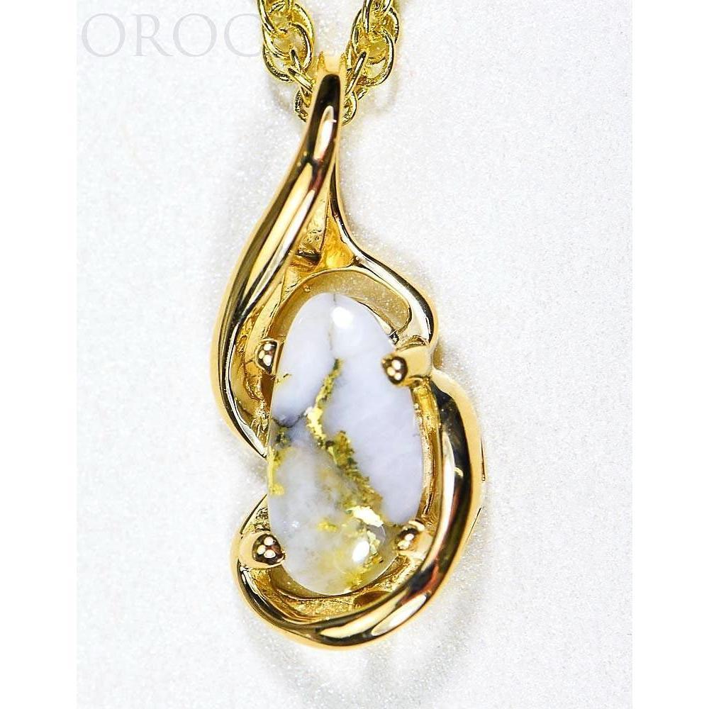 Orocal Gold Quartz Pendant PN784SQX-Destination Gold Detectors