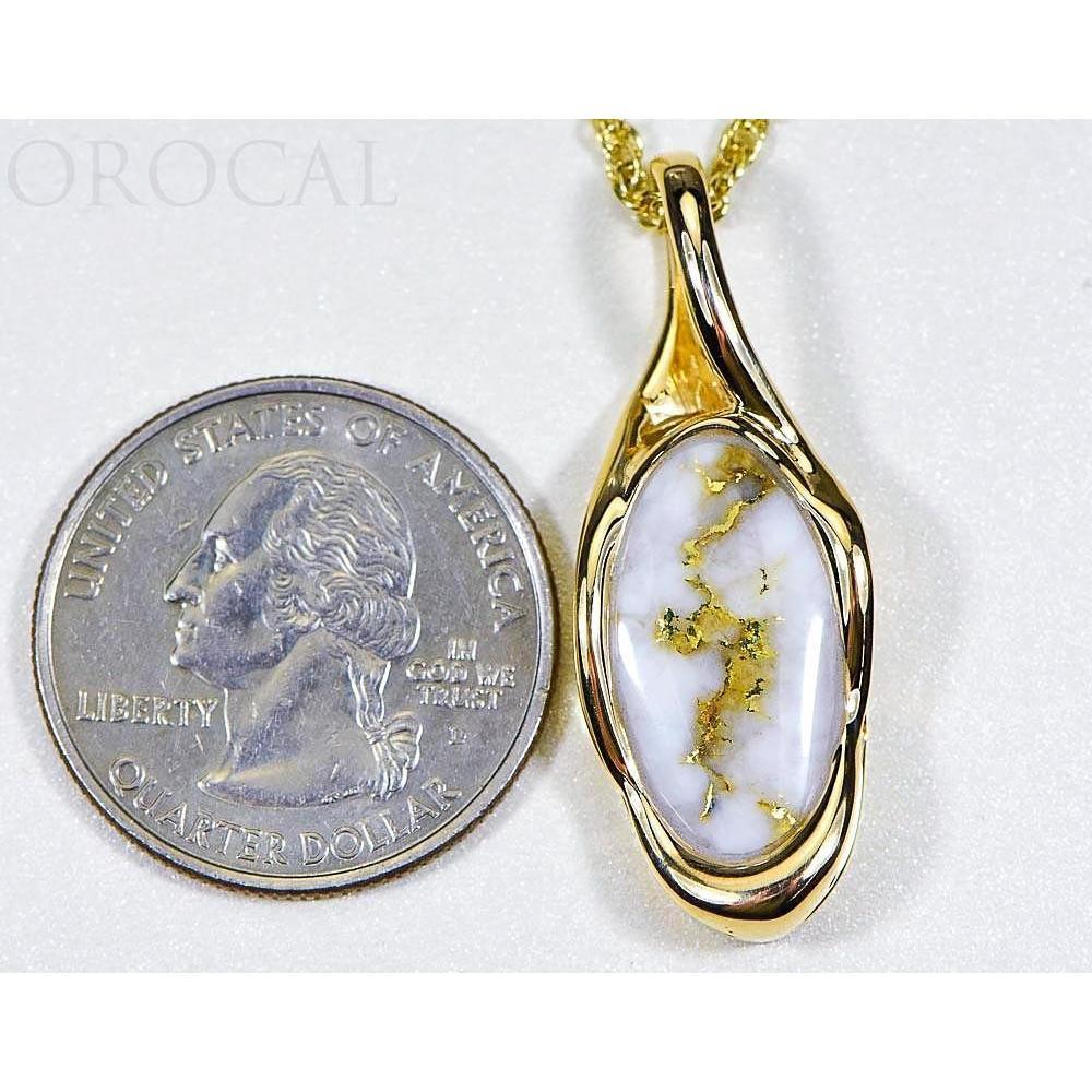 Orocal Gold Quartz Pendant PN790QX-Destination Gold Detectors