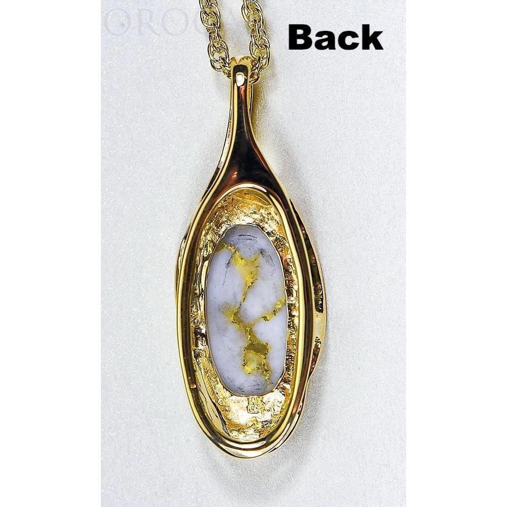 Orocal Gold Quartz Pendant PN790QX-Destination Gold Detectors