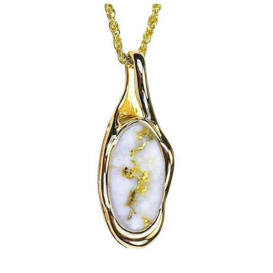 Orocal Gold Quartz Pendant PN790QX-Destination Gold Detectors