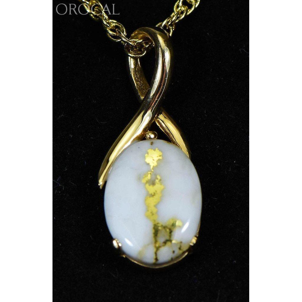 Orocal Gold Quartz Pendant PN794QX-Destination Gold Detectors