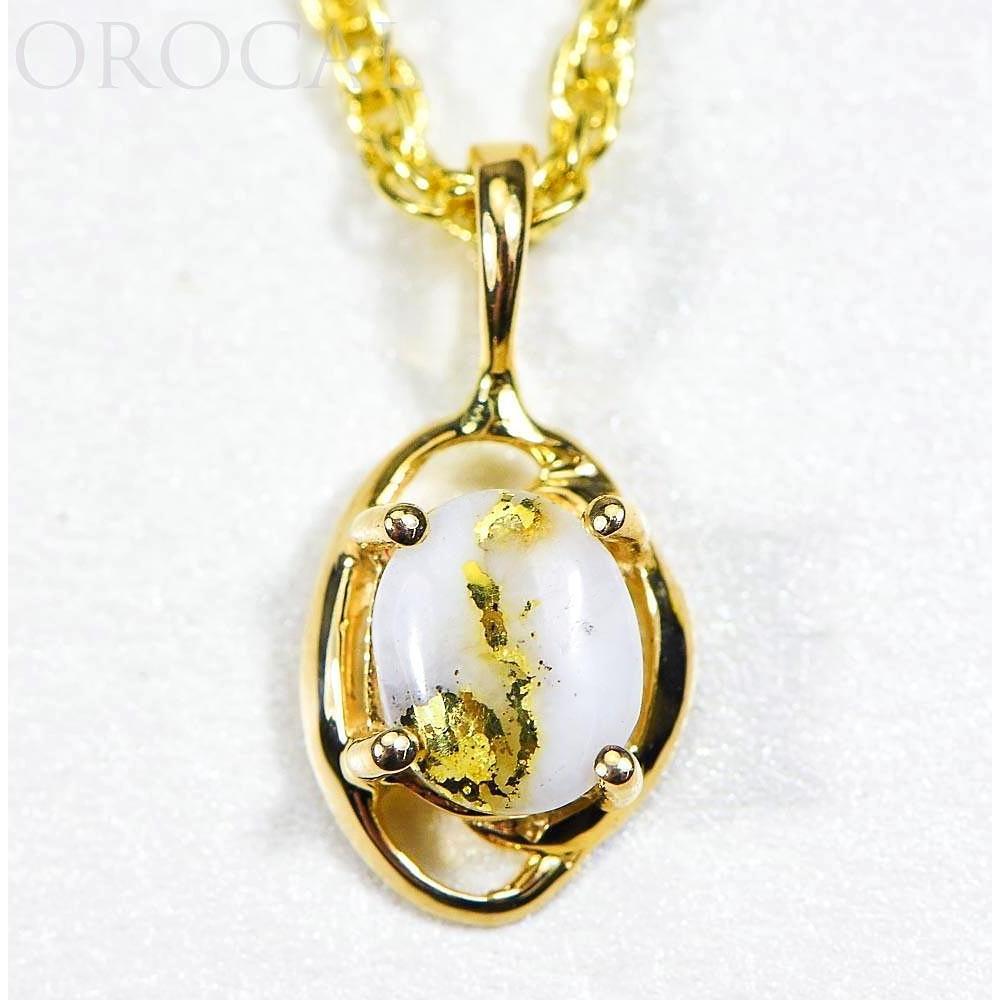 Orocal Gold Quartz Pendant PN805XSQX-Destination Gold Detectors