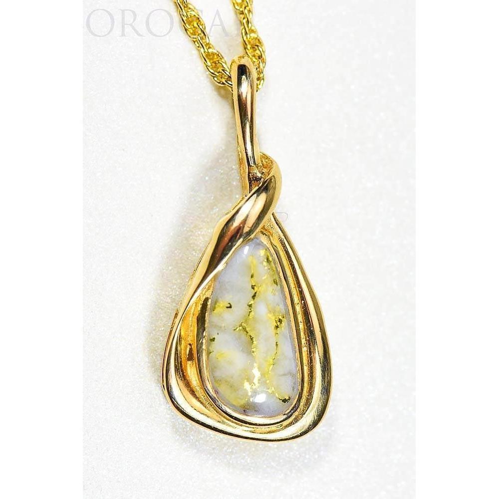 Orocal Gold Quartz Pendant PN822QX-Destination Gold Detectors