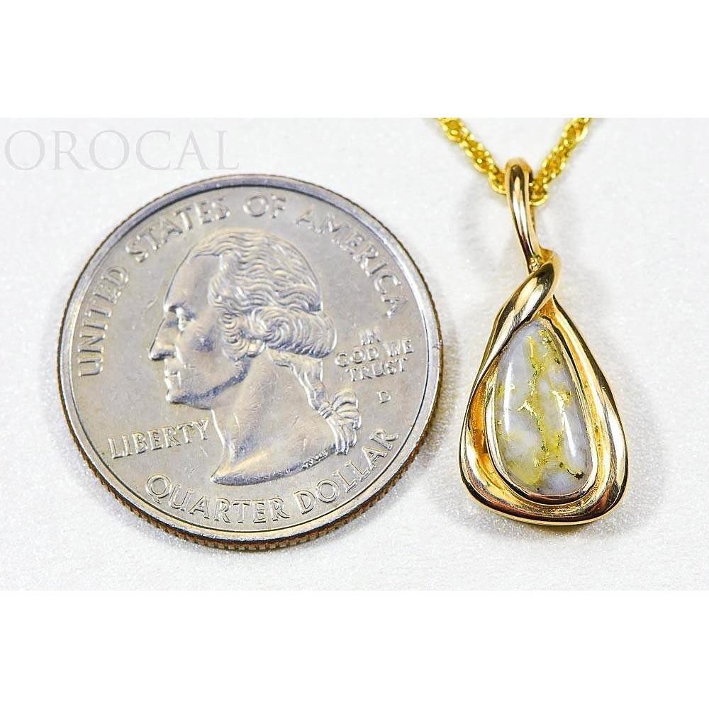 Orocal Gold Quartz Pendant PN822QX-Destination Gold Detectors