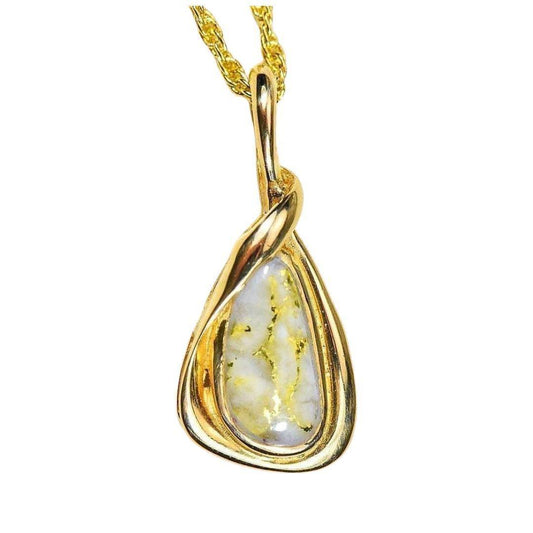 Orocal Gold Quartz Pendant PN822QX-Destination Gold Detectors
