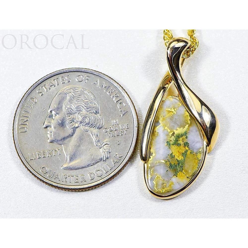 Orocal Gold Quartz Pendant PN827QX-Destination Gold Detectors