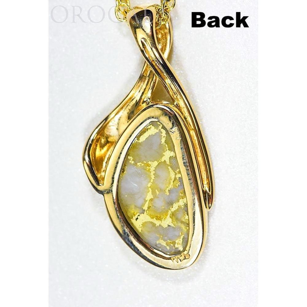 Orocal Gold Quartz Pendant PN827QX-Destination Gold Detectors