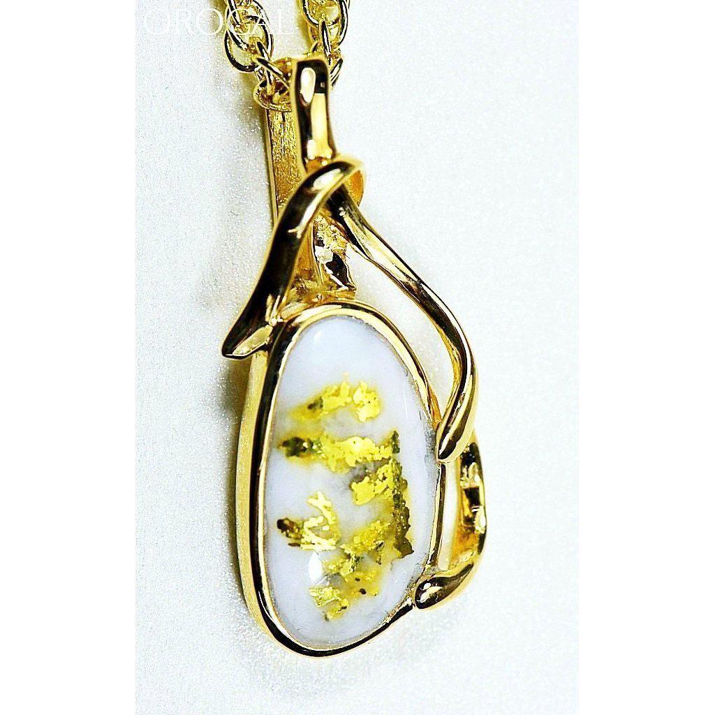 Orocal Gold Quartz Pendant PN866QX-Destination Gold Detectors