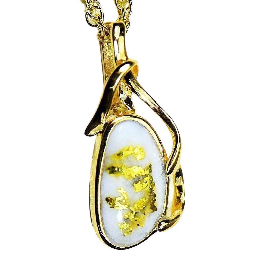 Orocal Gold Quartz Pendant PN866QX-Destination Gold Detectors