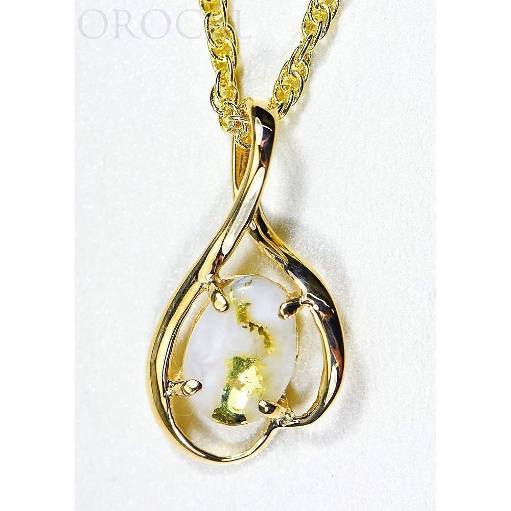 Orocal Gold Quartz Pendant PN867QX-Destination Gold Detectors