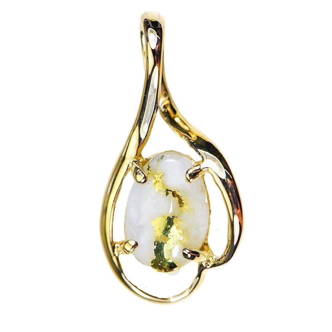Orocal Gold Quartz Pendant PN867QX-Destination Gold Detectors