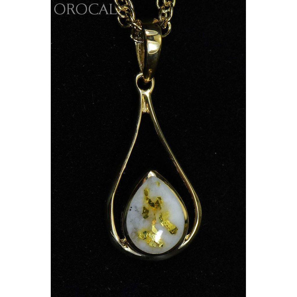 Orocal Gold Quartz Pendant PN869QX-Destination Gold Detectors