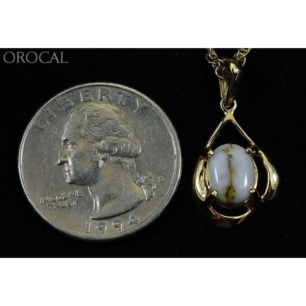 Orocal Gold Quartz Pendant PN870QX-Destination Gold Detectors