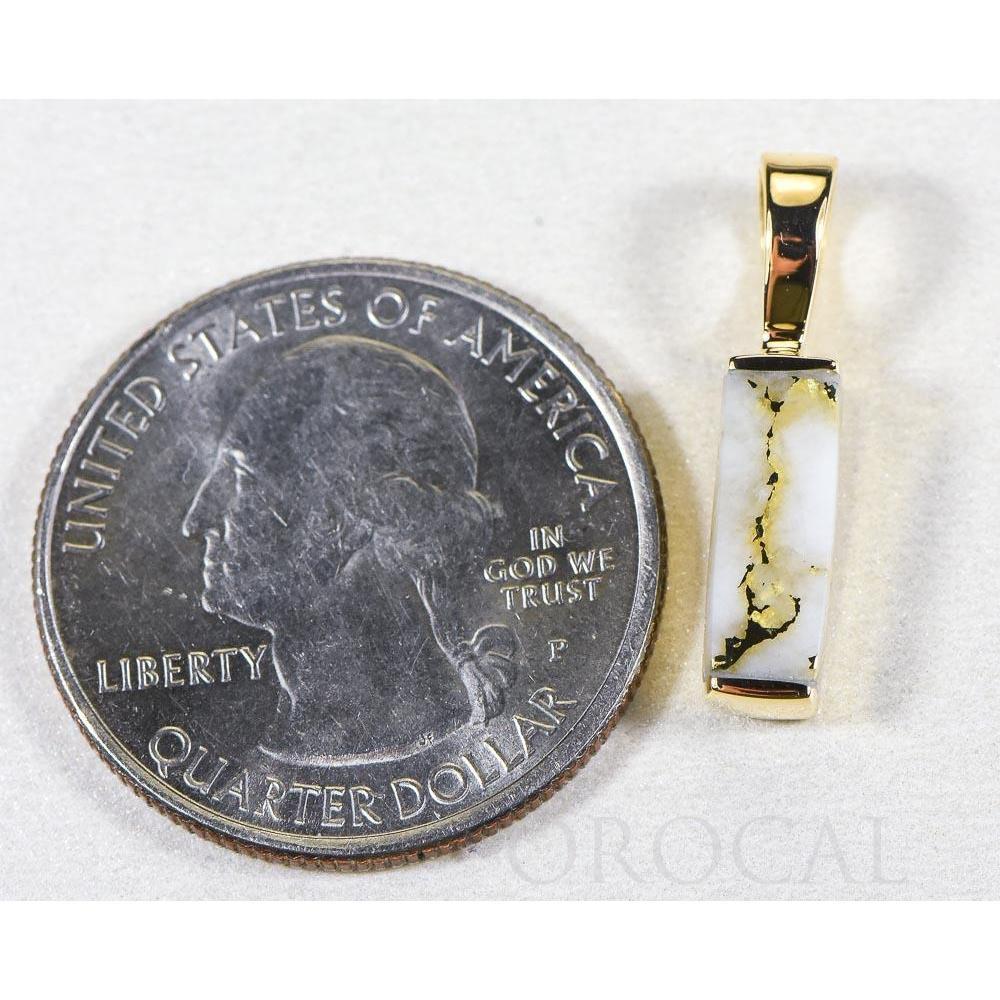 Orocal Gold Quartz Pendant PN894SQ-Destination Gold Detectors