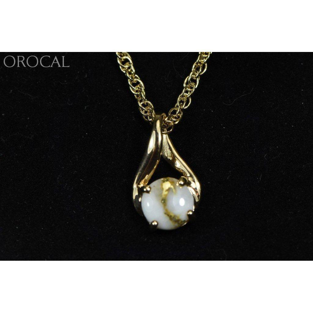 Orocal Gold Quartz Pendant PN895Q-Destination Gold Detectors