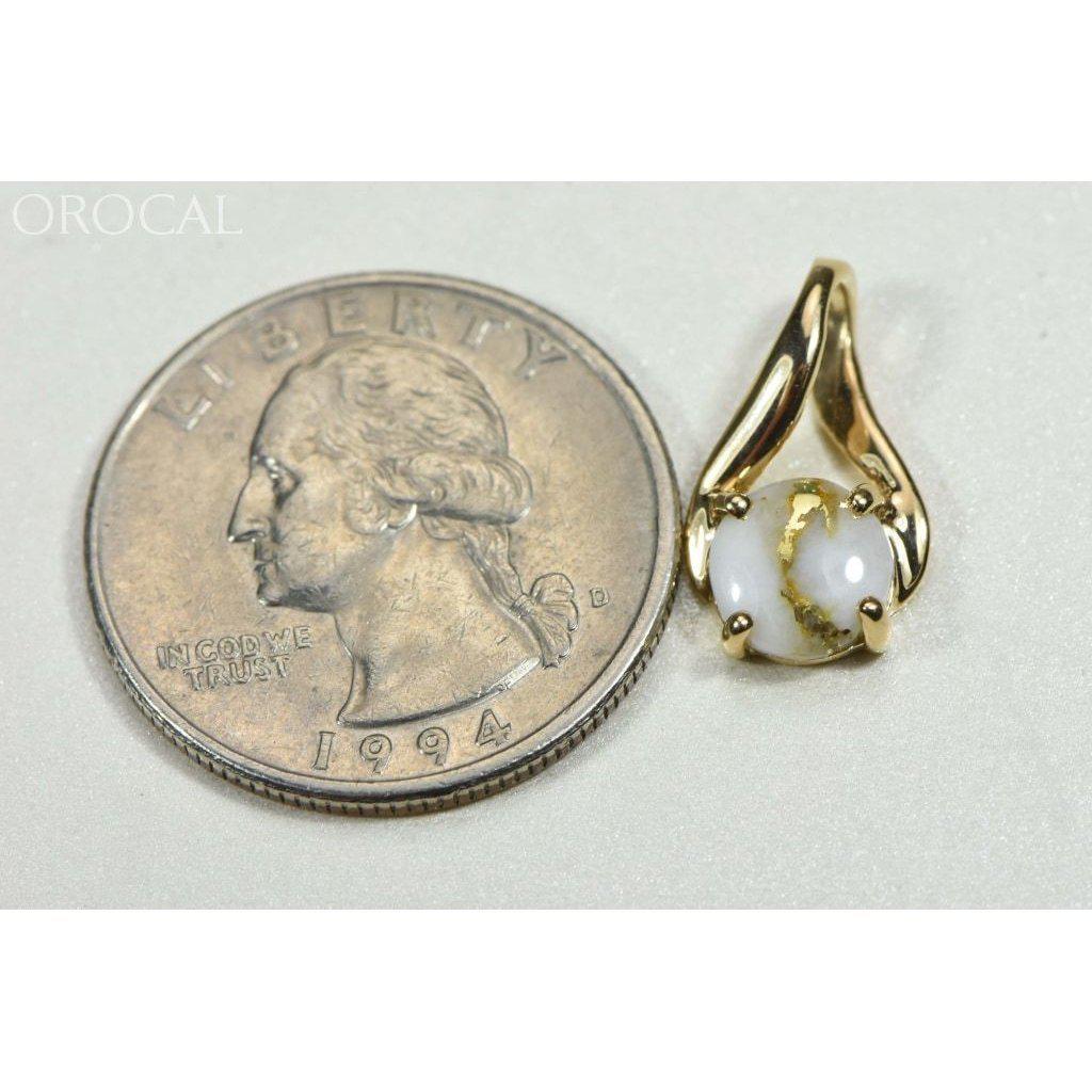 Orocal Gold Quartz Pendant PN895Q-Destination Gold Detectors