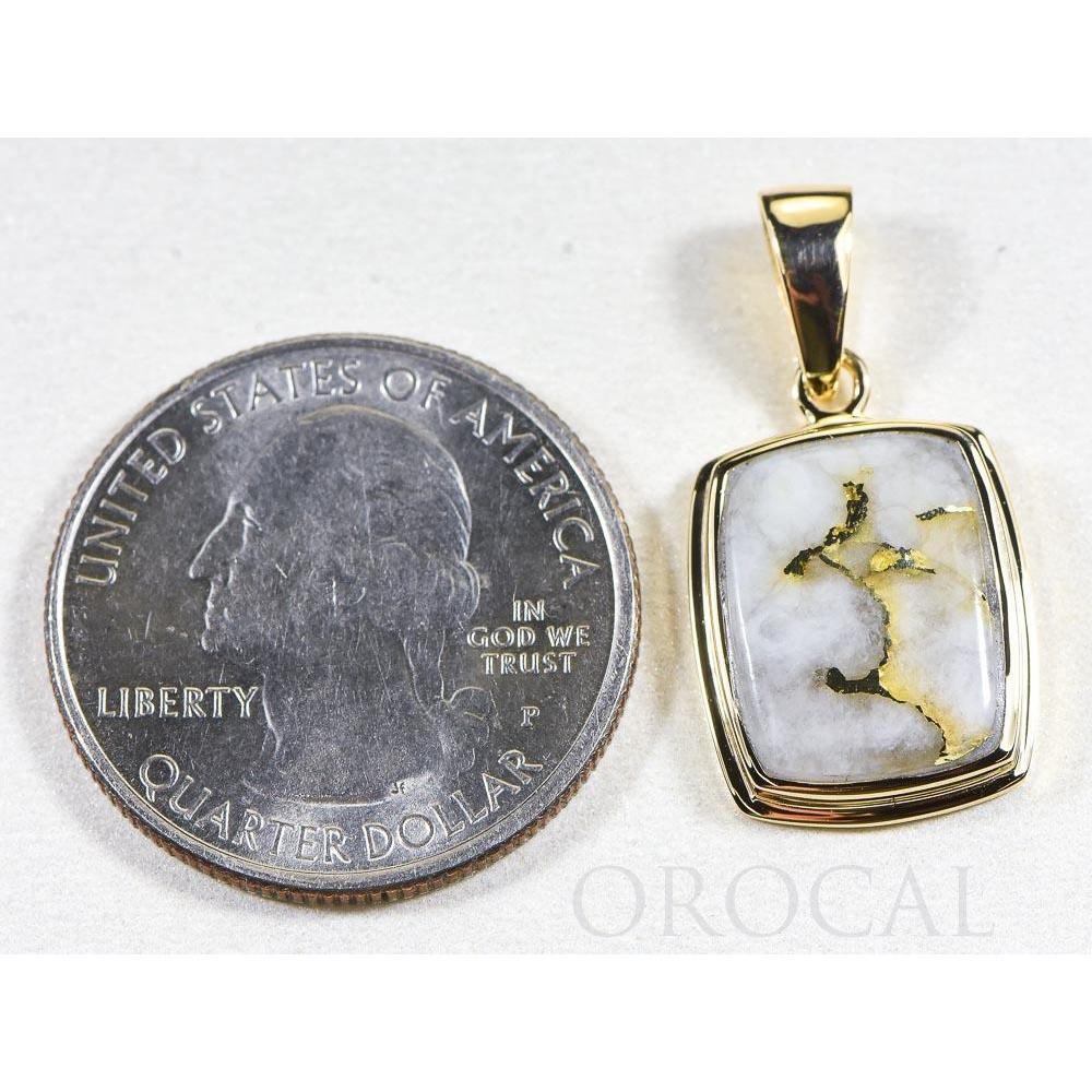 Orocal Gold Quartz Pendant PP1341Q-Destination Gold Detectors