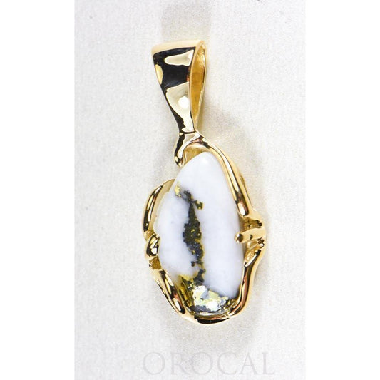 Orocal Gold Quartz Pendant PRL1031Q-Destination Gold Detectors