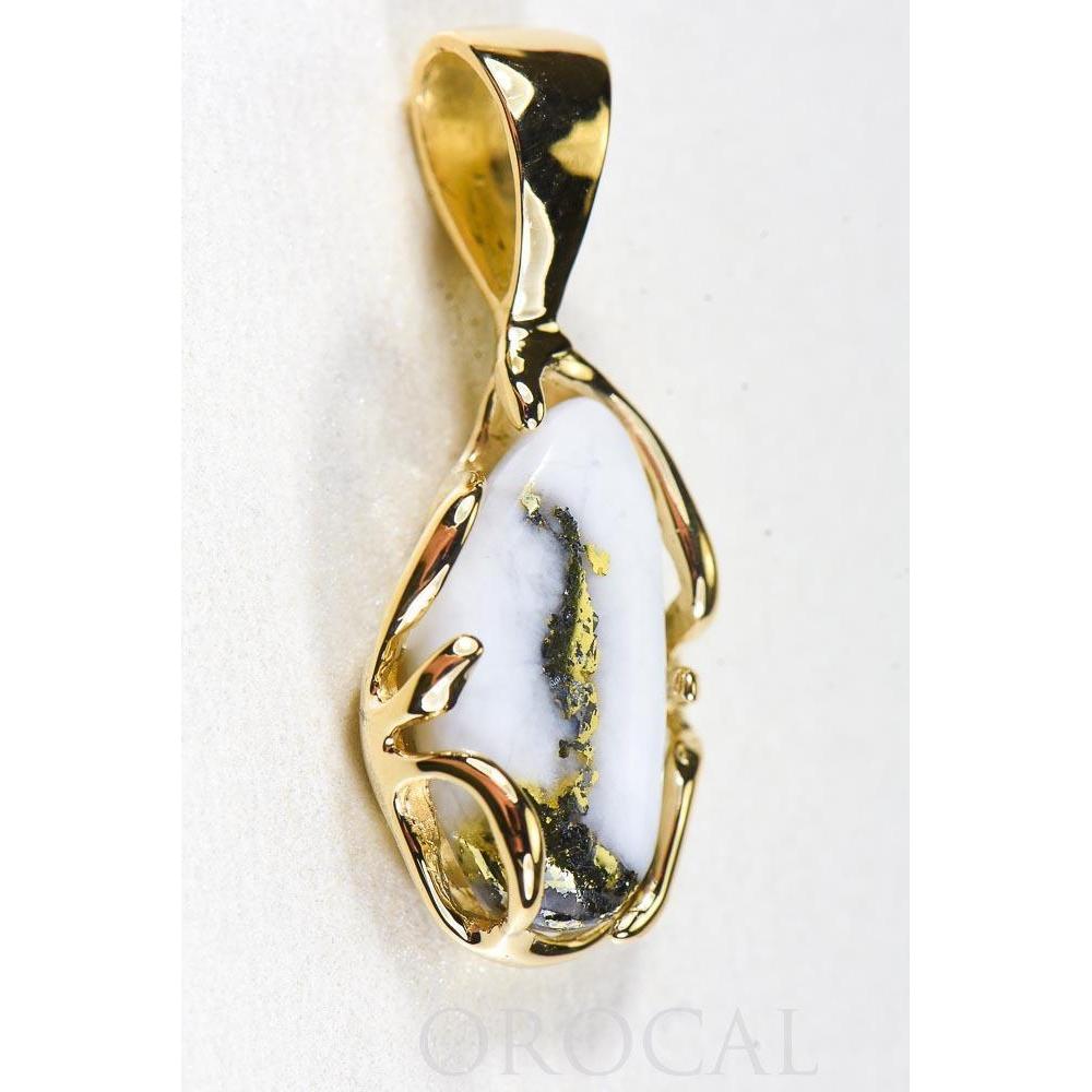 Orocal Gold Quartz Pendant PRL1031Q-Destination Gold Detectors