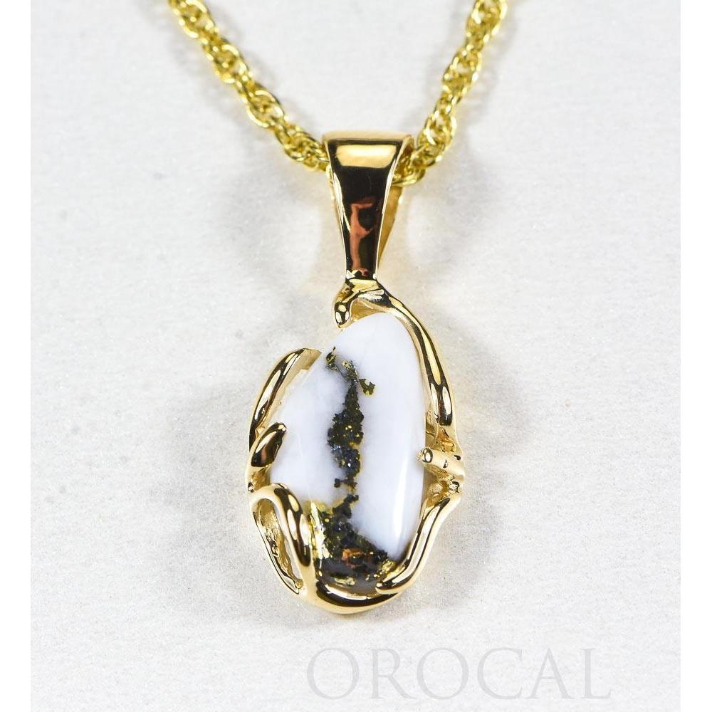 Orocal Gold Quartz Pendant PRL1031Q-Destination Gold Detectors