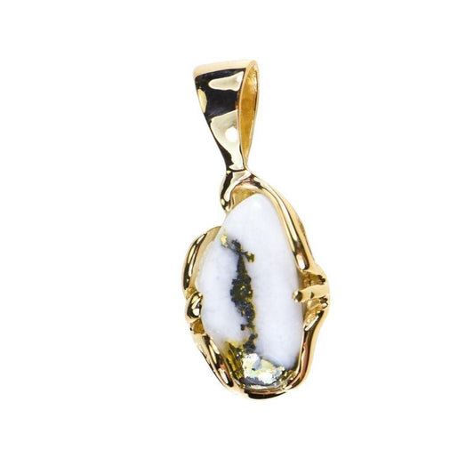 Orocal Gold Quartz Pendant PRL1031Q-Destination Gold Detectors