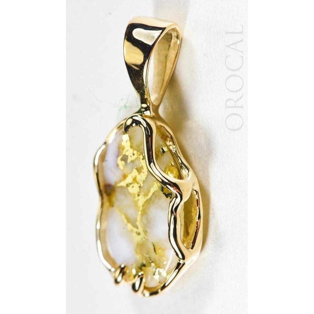 Orocal Gold Quartz Pendant PRL232XLQ-Destination Gold Detectors