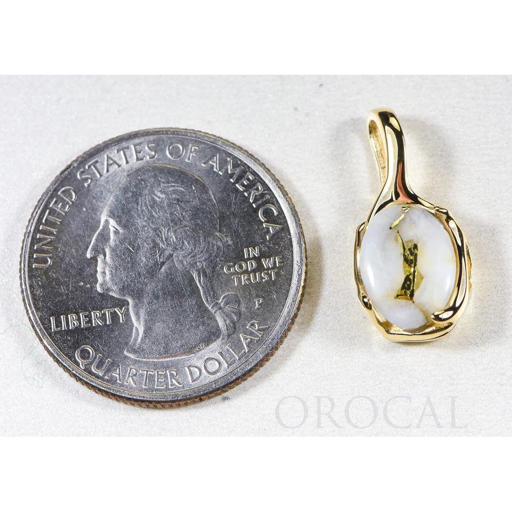 Orocal Gold Quartz Pendant PRL958Q-Destination Gold Detectors