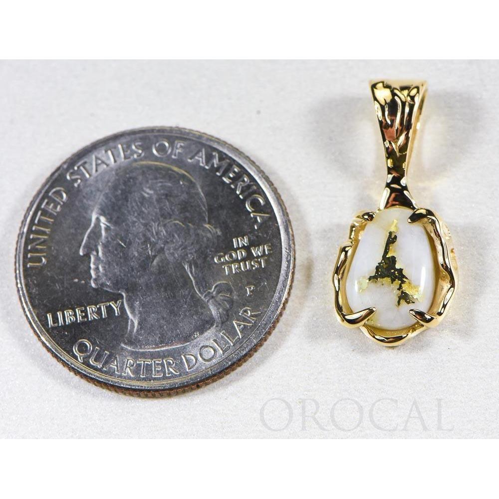 Orocal Gold Quartz Pendant PRL964Q-Destination Gold Detectors
