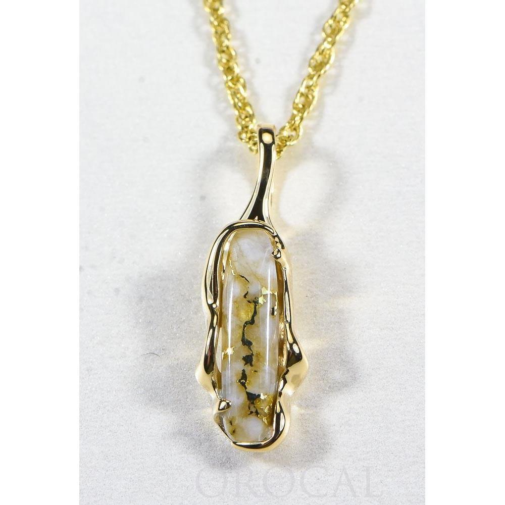 Orocal Gold Quartz Pendant PRL999Q-Destination Gold Detectors