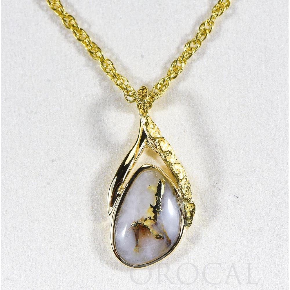 Orocal Gold Quartz Pendant PSC128NQX-Destination Gold Detectors