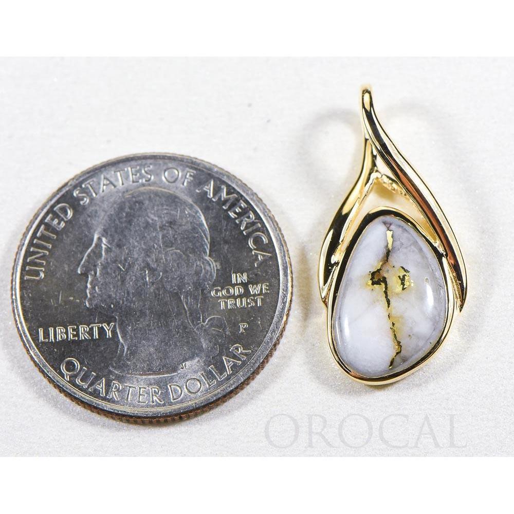 Orocal Gold Quartz Pendant - PSC128Q-Destination Gold Detectors