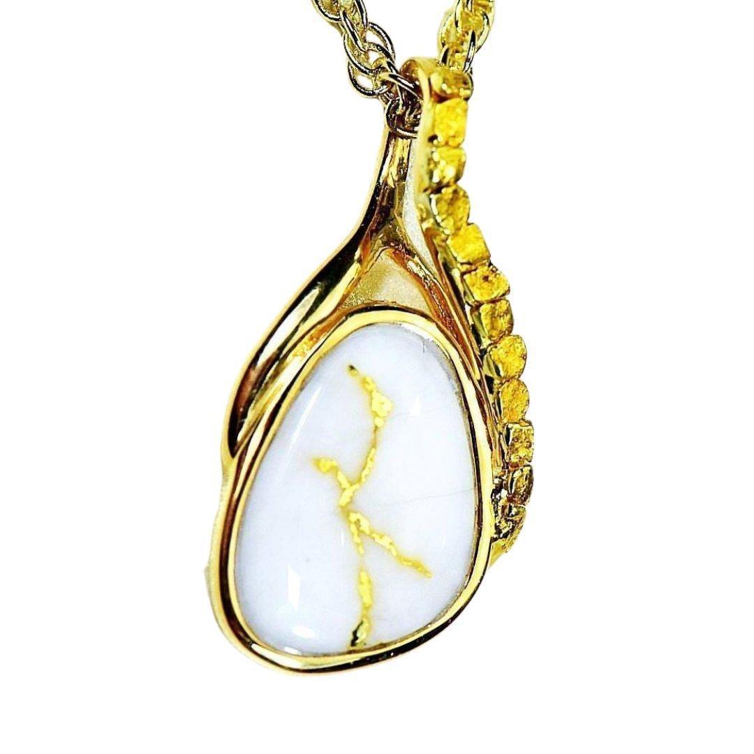 Orocal Gold Quartz Pendant PSC129NQX-Destination Gold Detectors