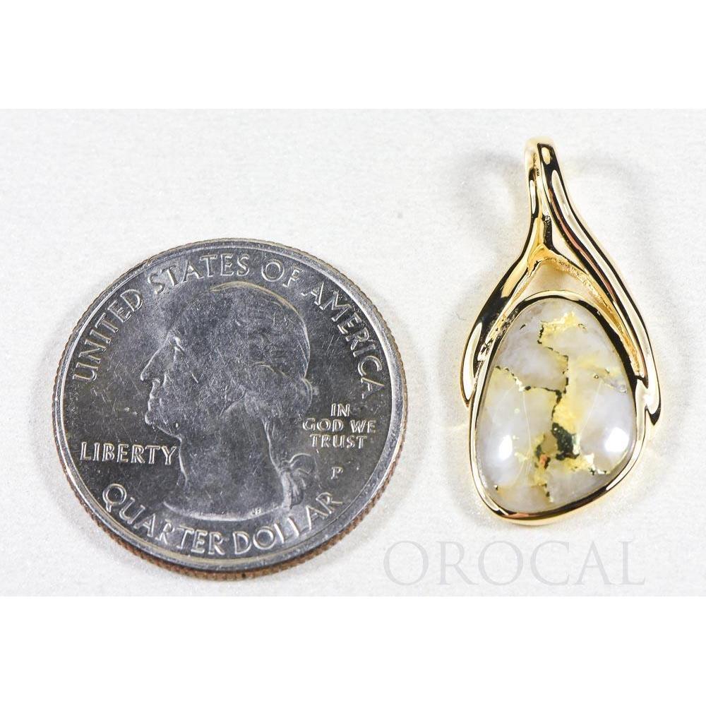 Orocal Gold Quartz Pendant - PSC129Q-Destination Gold Detectors