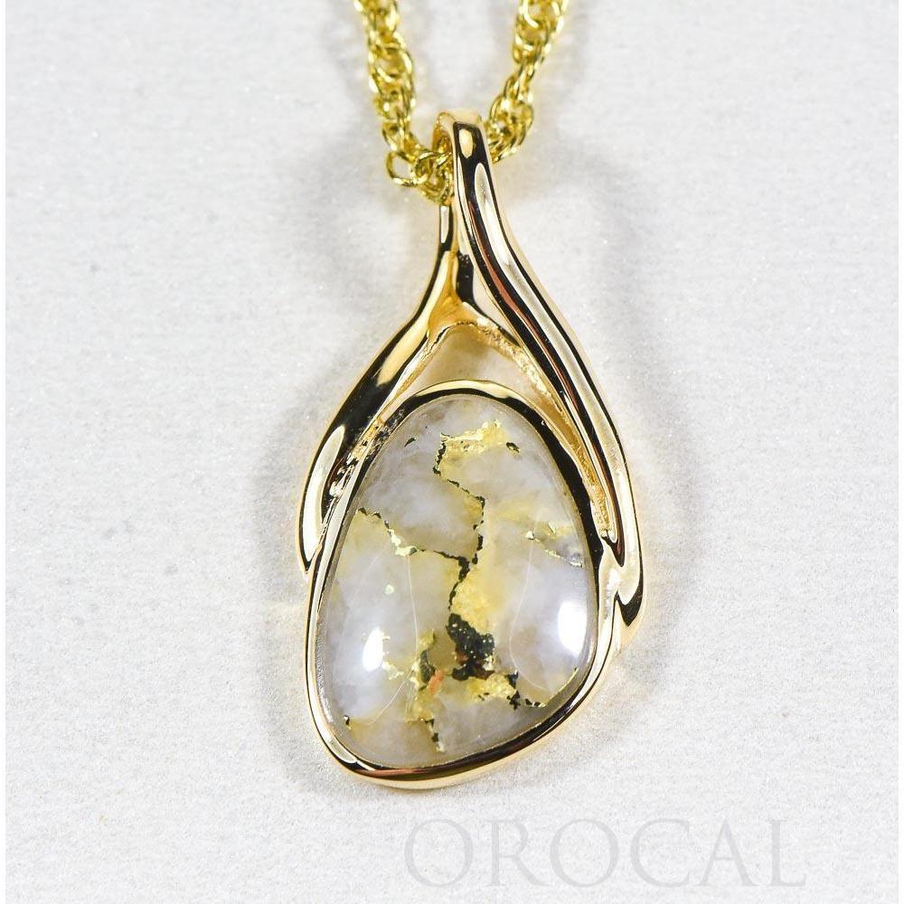 Orocal Gold Quartz Pendant - PSC129Q-Destination Gold Detectors
